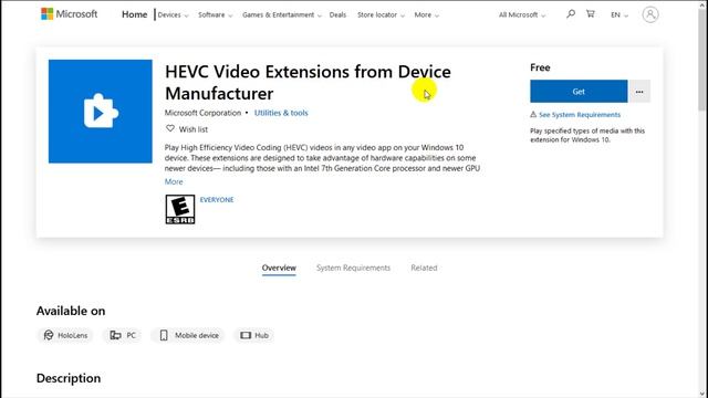 تشغيل الافلام بجودة HEVC H.265 смотреть онлайн