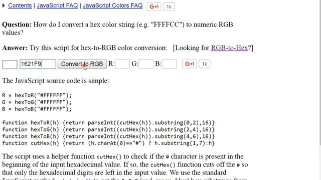 Online Hex-to-RGB Conversion смотреть онлайн