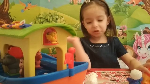 Играем в Ноев Ковчег!!!! Интересная музыкальная игрушка!!!!! смотреть онлайн