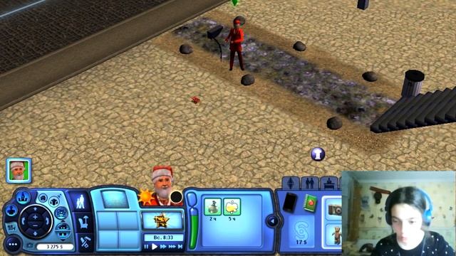 Дед Мороз дарит подарки в Sims 3 смотреть онлайн