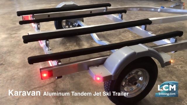 Karavan Aluminum Tandem Jet Ski Trailer For Sale смотреть онлайн