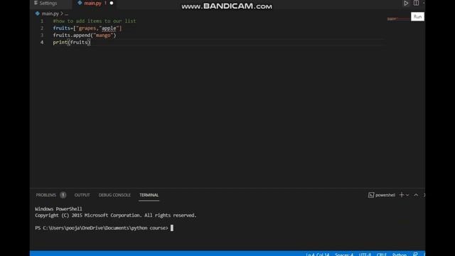 Add data to list: Python Tutorial 68 смотреть онлайн