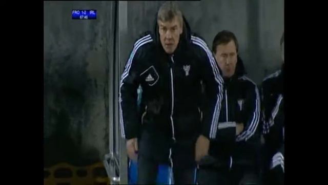Føroyar-Írland 1-2 Arnbjørn Hansen смотреть онлайн