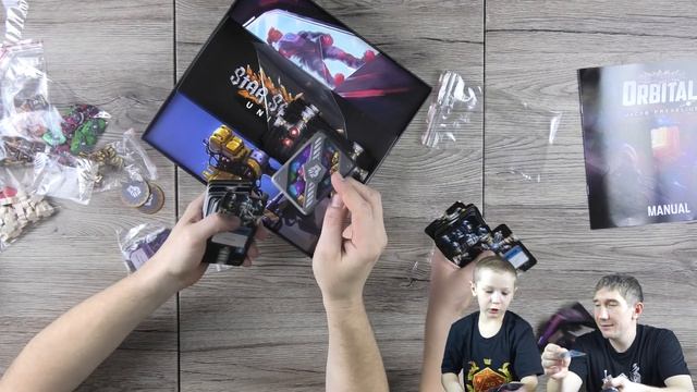 Star Scrappers: Orbital распаковка - новая настольная игра с Kickstarter смотреть онлайн