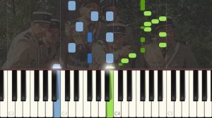 Le gendarme de St Tropez - Marche des gendarmes - Piano tutorial