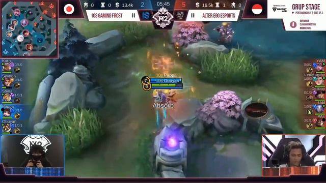 [M2] Alter Ego vs 10S Gaming Frost GAME 1 | M2 World Championship 2020 | Mobile Legends смотреть онлайн