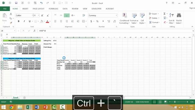Excel: Displaying the "Go-To" Dialog Box (Ctrl + G) смотреть онлайн