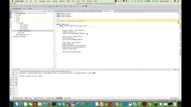Hibernate Tutorial - Hibernate Sample Application смотреть онлайн