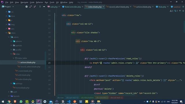 02 Laravel | Roles and permissions part 1 смотреть онлайн