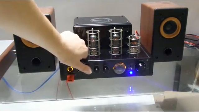 Tube amplifier Bluetooth amplifier Audio headphone amp usb lossless music Play смотреть онлайн