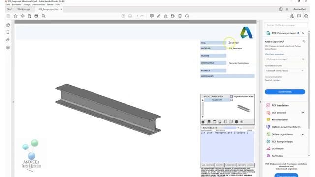 Inventor - 3D PDF exportieren смотреть онлайн