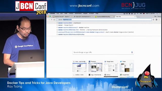 Docker Tips and Tricks for Java Developers - by Ray Tsang at JBCNConf'18 смотреть онлайн