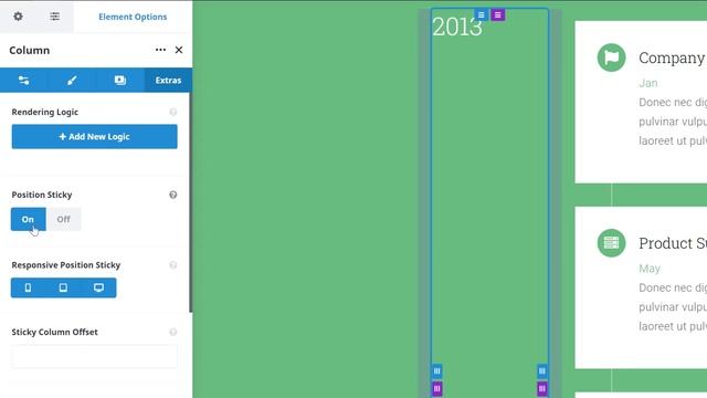How To Use Sticky Columns In Avada смотреть онлайн