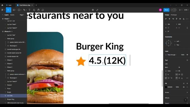 Food Delivery App UI Design in Figma - Tutorial #figma смотреть онлайн