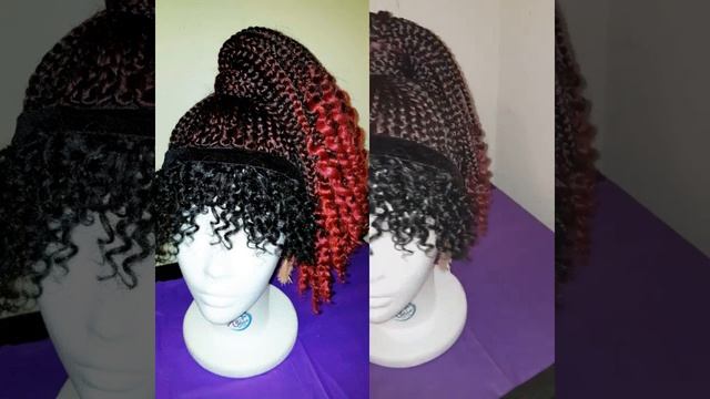 InstaWig Curly Pony with Detachable Curly Bang смотреть онлайн