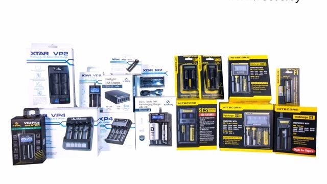Зарядные устройства Nitecore & XTAR