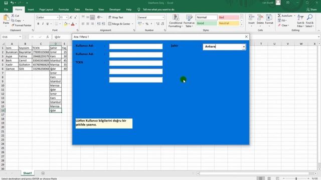 EXCEL USERFORM COMBO BOX & LİST BOX | Excel Userform Öğreniyorum 4 | ComboBox ve ListBox Kullanımı смотреть онлайн