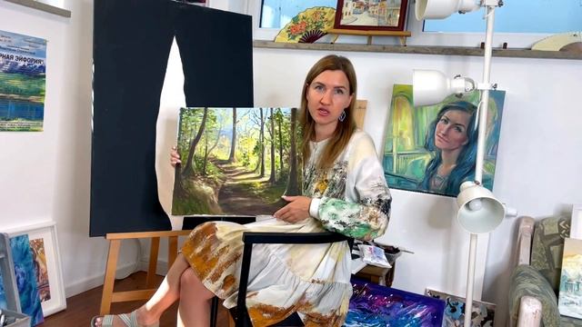 Как начать продавать картины? В гостях у художницы Анастасии Стрижковой смотреть онлайн