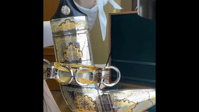 Красивейший подарок восточному мужчине - украшенный кинжал от мастеров ЗАО Практика смотреть онлайн