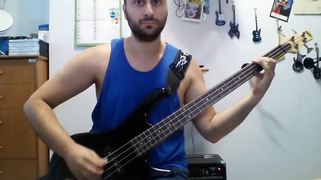 Lacuna Coil - Enjoy The Silence (bass cover) смотреть онлайн