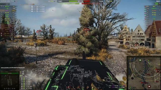 World of Tanks Maus (Heynoway Razor skin) 11.480 DMG 1.510 EXP - Erlenberg смотреть онлайн