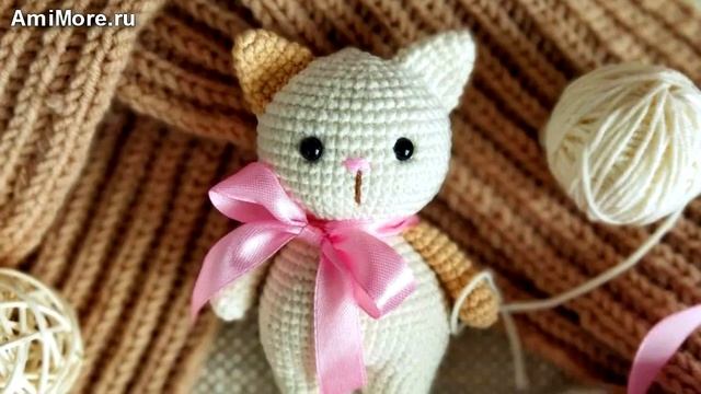 Амигуруми: схема Кошечка Дуняша. Игрушки вязаные крючком - Free crochet patterns. смотреть онлайн