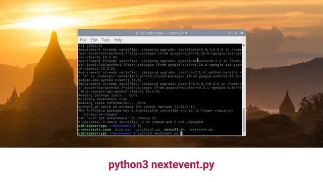 How to never miss a video call with Raspberry Pi and NextEvent смотреть онлайн