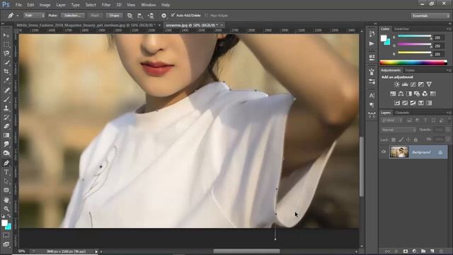 How To Change Girl Dress In PhotoShop смотреть онлайн