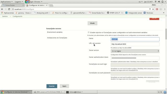 jenkins y sonarqube смотреть онлайн