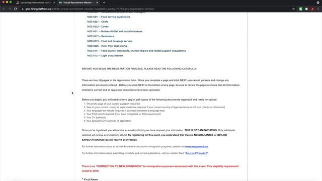 ОНЛАЙН ЯРМАРКА ВАКАНСИЙ НЬЮ-БРАНСУИКА / НАНИМАЮТ НА РАБОТУ И ПОМОГАЮТ В ИММИГРАЦИИ смотреть онлайн