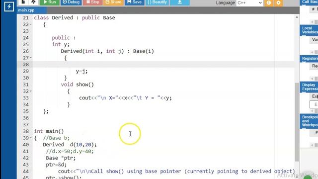 C++ for Beginners | C++ in Tamil | Abstract classes смотреть онлайн