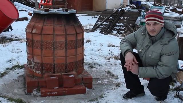 Тандыр своими руками из печного кирпича смотреть онлайн