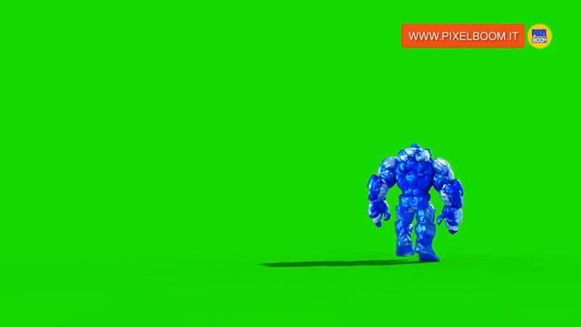 Green Screen Ice Monster Walk Attack - PixelBoom смотреть онлайн