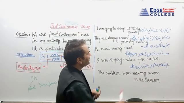 English Language | Spoken English Course | Past Continuous Tense | EDGE COLLEGE смотреть онлайн