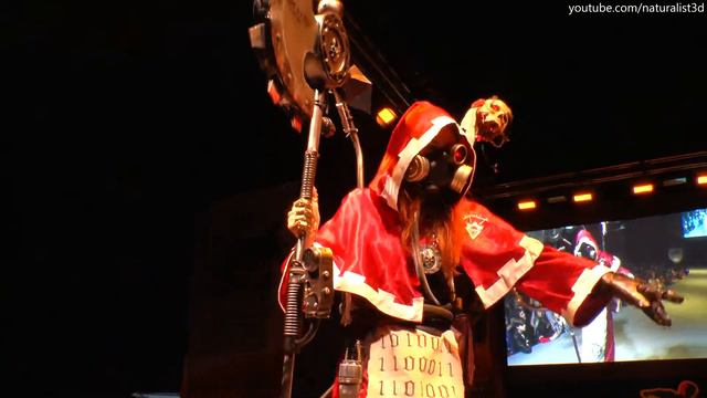 Cosplay based on Warhammer 40000 Adeptus Mechanicus / Comic con Epic con / смотреть онлайн
