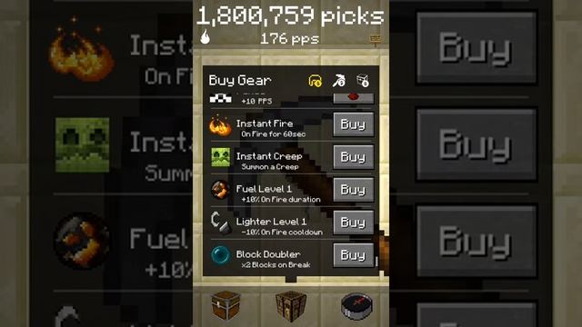 Обзор на игру кликер Pick Crafter смотреть онлайн