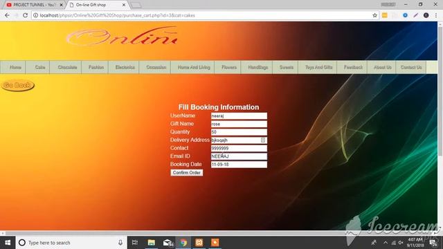 Online Gift Shop php project with database download смотреть онлайн