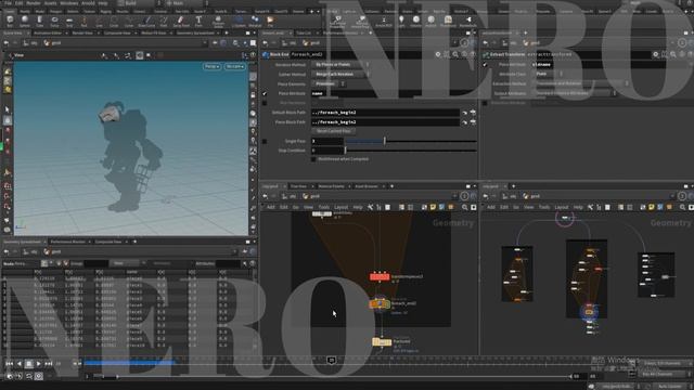 [nero's houdini] 3 ways of fracturing animated geometry смотреть онлайн