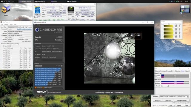 CineBench R15 single thread and turbo performance Xeon E5-2630 V4 10 Core@2476Mhz Turbo 3200Mhz смотреть онлайн