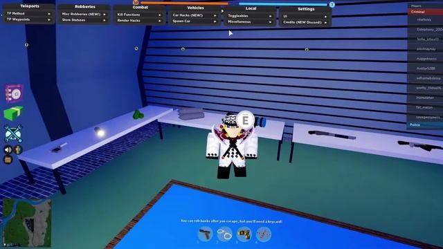 ROBLOX OP JAILBREAK GUI/SCRIPT 280 COMMANDS AND AUTO ARREST смотреть онлайн