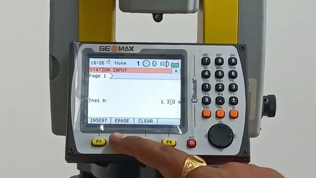 Geomax Zoom 50 Total Station Creating New Job & Station Set Up l Surveying with zoom 50 смотреть онлайн