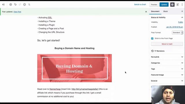 How to Blog in Wordpress using Gutenberg Editor - 2019 смотреть онлайн