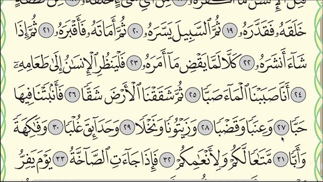 Коран. Сура "Абаса". смотреть онлайн