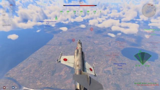 F104J but with AIM-9P's | War Thunder Gamplay смотреть онлайн