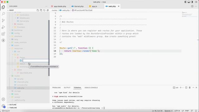Building RSVP with Laravel, Inertia, React - P2 Install Inertia, React, Tailwindcss смотреть онлайн