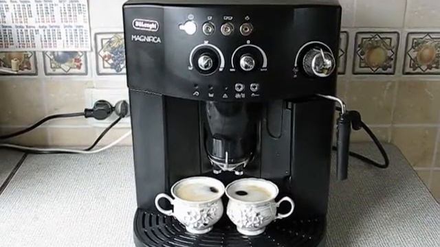 Проверяем работу кофемашины Delonghi Magnifica EAM 4000.b смотреть онлайн