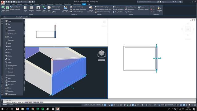 Autocad 3D Architecture 2020 curso básico capítulo 1(muros) смотреть онлайн