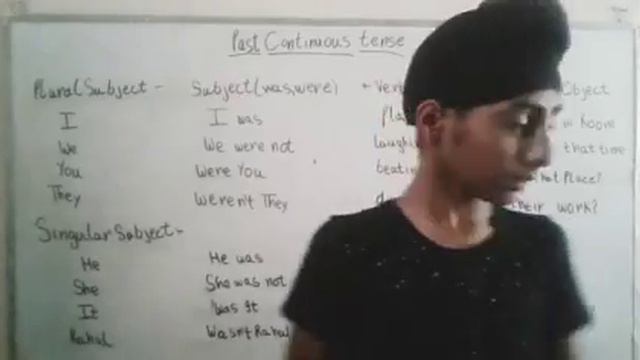 PAST CONTINUOUS TENSE смотреть онлайн