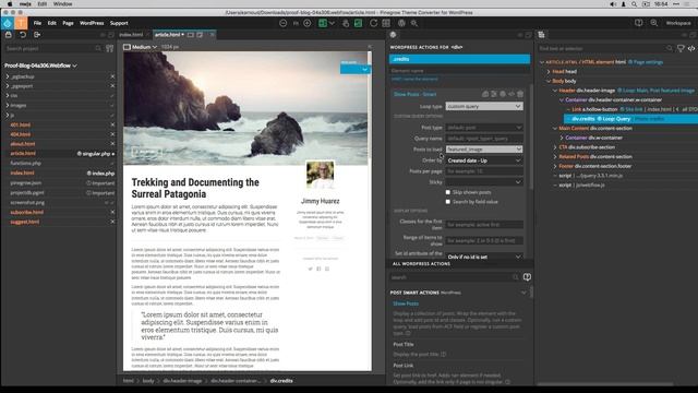 Episode 8 – How to add the main loop for your Posts page смотреть онлайн