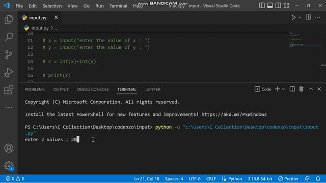 #26 User Input in python | input() in python | Python Course For Absolutely Beginners смотреть онлайн